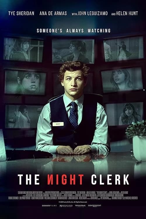 The Night Clerk film posteri